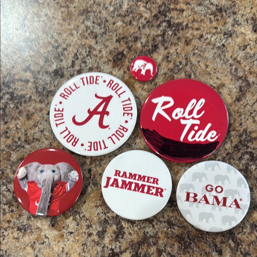 Alabama Crimson Tide Button Set